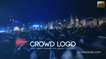 Crowd Logo Logo Stings template preview