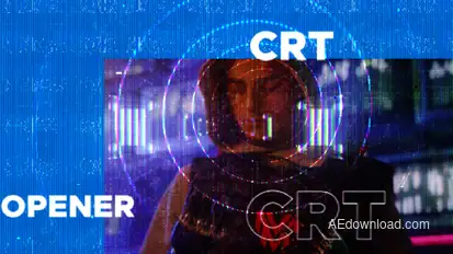 CRT Dynamic Opener Video Displays template preview