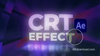 CRT Effect - RGB TV Screens Elements template preview