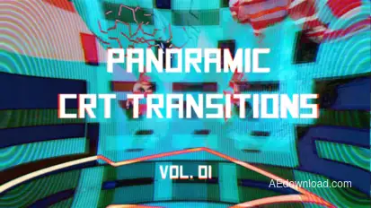 CRT Panoramic Transitions Vol. 01 Elements template preview