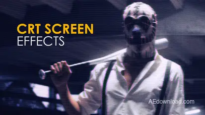 CRT Screen Effects | After Effects Elements template preview