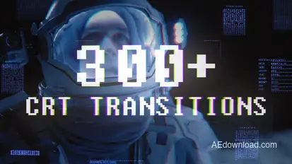 CRT Transitions Elements template preview