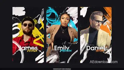 Crumple Illustration Stories broadcast-packages template preview