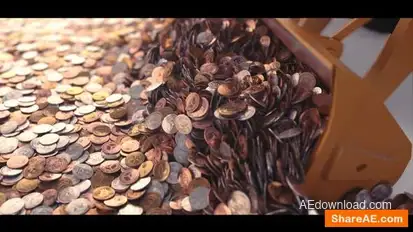 Crypto Bulldozer Logo Stings template preview