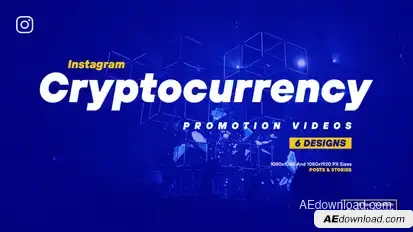 Crypto Currency Instagram Promotion Product Promo template preview