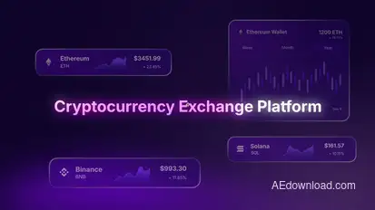 Cryptocurrency Exchange Platform Openers template preview