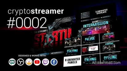 CryptoStreamer #0002 broadcast-packages template preview