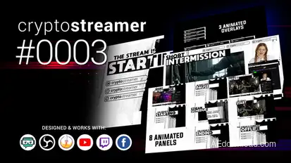 CryptoStreamer #0003 broadcast-packages template preview