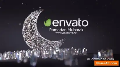 Crystal Ramadan logo reveal Logo Stings template preview