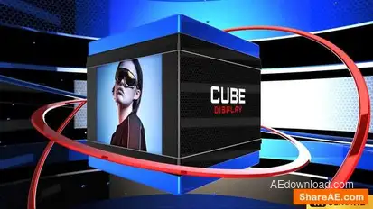 Cube Display Openers template preview