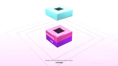 Cube Logo Logo Stings template preview