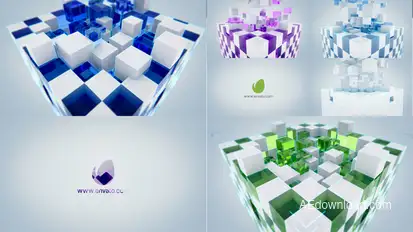 Cube Logo Reveal Logo Stings template preview
