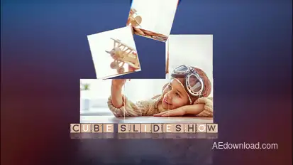 Cube Slideshow | After Effects Template Video Displays template preview