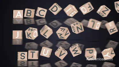 Cube Typeface | After Effects Template Titles template preview