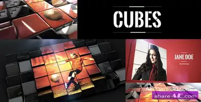 Videohive Cubes 11420742 – After Effects Project Video Displays template preview