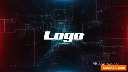 Cubic City Logo Reveal Logo Stings template preview