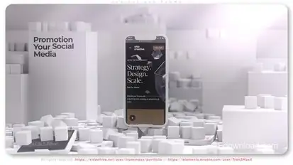 Cubical App Promo Product Promo template preview