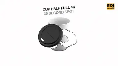 Cup Half Full Product Promo template preview
