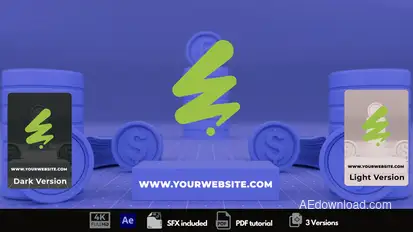 Currency Exchange Logo Stings template preview