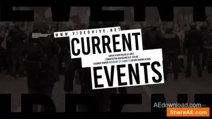 Current Events Openers template preview