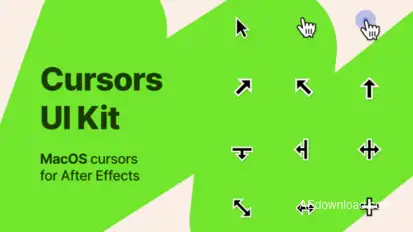 Cursors UI Kit Logo Stings template preview