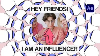 Cute 3D Pop-Art Intro Openers template preview