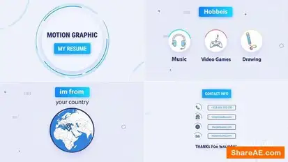 CV Portfolio Openers template preview