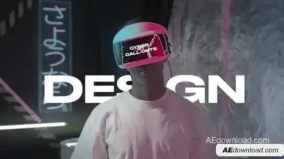 Cyber Call-Outs Titles template preview