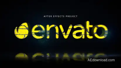 Cyber Glitch Logo Logo Stings template preview