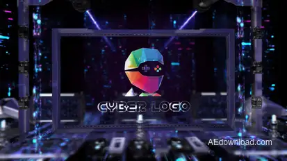 Cyber Logo | After Effects Logo Stings template preview