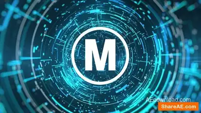 Cyber Logo Reveal Logo Stings template preview