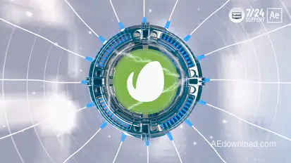 Cyber Logo Reveal Logo Stings template preview