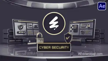 Cyber Security Logo Stings template preview