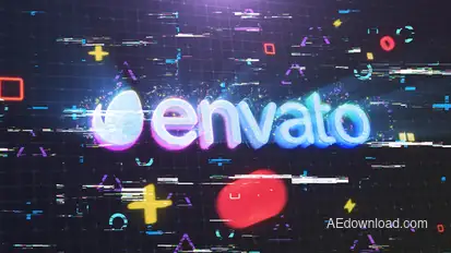 Cyber Tech Logo Reveal Logo Stings template preview