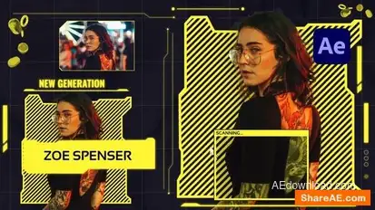Cyberpunk Scan Openers template preview