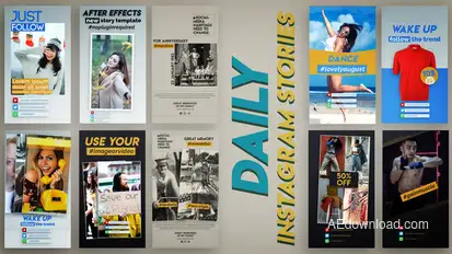 Daily Instagram Stories Product Promo template preview