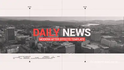 Daily News Intro broadcast-packages template preview