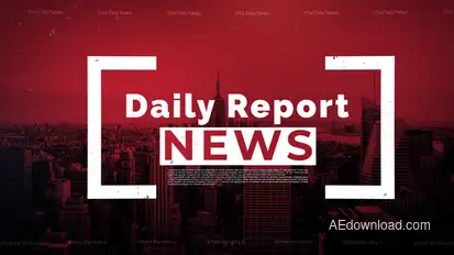 Daily News Program broadcast-packages template preview