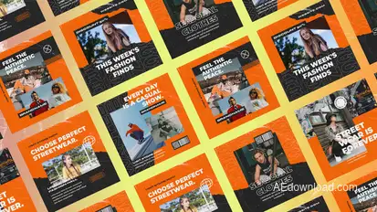 Daried Fashion Instagram Posts Product Promo template preview