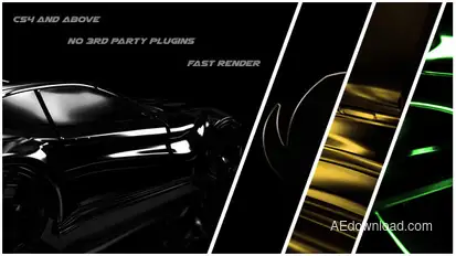 Dark Auto Reveal Logo Stings template preview