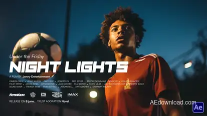 Dark Cinematic Titles Titles template preview