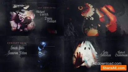 Dark Epic Watercolor Opener Openers template preview