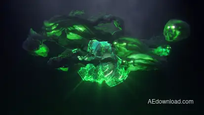 Dark Ghost Logo Logo Stings template preview