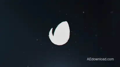 Dark Glitch Logo Logo Stings template preview