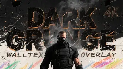 Dark Grunge Wall Textures Overlay Pack AE Elements template preview