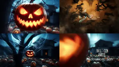 Dark Harvest Intro Logo Stings template preview