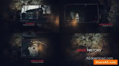 Dark History Openers template preview