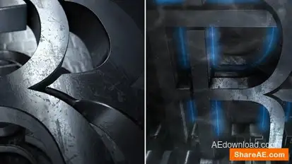 Dark Logo Reveal Openers template preview