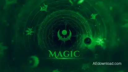 Dark Magic Logo Opener Logo Stings template preview