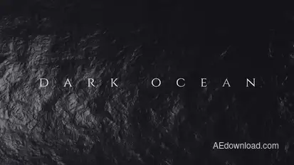 Dark Ocean - Titles Opener Titles template preview